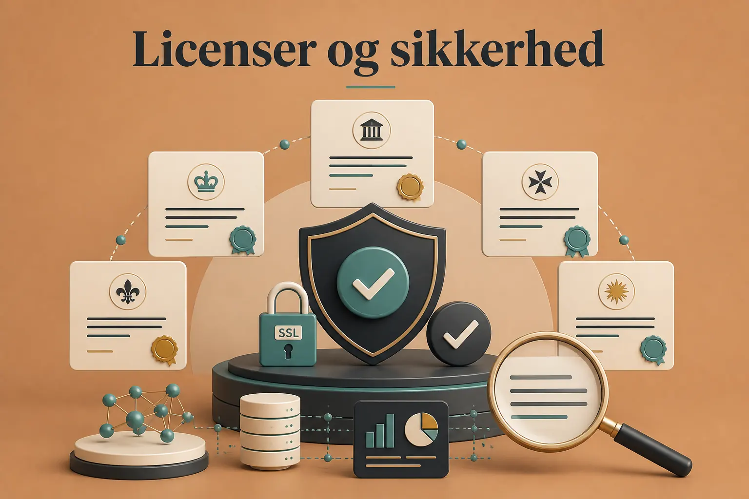 Licenser og sikkerhed